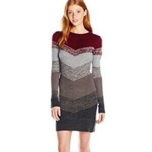 NWT By & By Long Sleeve Striped Sweater Dress